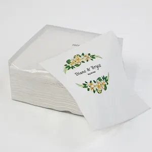 热卖餐巾纸定制餐巾纸带标志一次性气流餐巾纸餐厅