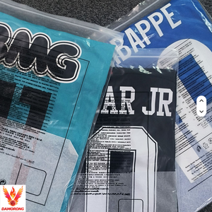 Gratis verzending Winter heren hoogwaardig polyester/katoen voetbalshirt set ademend korte mouw opstaande kraag effen patroon - Product Image 1