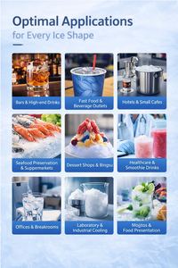 Machine à flocons commerciale 500 kg/24h, haute productivité, automatique, en acier inoxydable 304, pompe à eau, facile à utiliser, pour marché du <span class=keywords><strong>poisson</strong></span> - Product Image 4