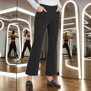 Pantalon de yoga pour femme, été, séchage rapide, respirant, Spandex/Nylon, longueur cheville, effet push-up, taille haute, grandes tailles - Product Image 2