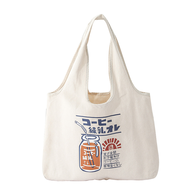 Промоакция, высокое качество, модная хлопчатобумажная Холщовая Сумка для покупок, прочная сумка через плечо с логотипом