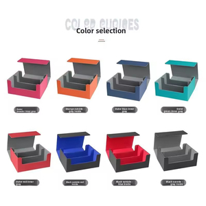 Boîte à cartes magnétique à double rangée haute capacité 35PT, organiseur de cartes de visite, boîte de rangement pour cartes à collectionner classées, étui en PU bloquant les RFID - Product Image 5
