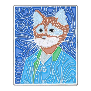 Broches <span class=keywords><strong>de</strong></span> pintura al óleo <span class=keywords><strong>de</strong></span> <span class=keywords><strong>Van</strong></span> <span class=keywords><strong>Gogh</strong></span>, lindos, al por mayor, <span class=keywords><strong>de</strong></span> metal esmaltado, con diseño <span class=keywords><strong>de</strong></span> cielo estrellado y <span class=keywords><strong>girasoles</strong></span>, insignias, accesorios <span class=keywords><strong>de</strong></span> ropa, broches <span class=keywords><strong>de</strong></span> solapa - Product Image 5