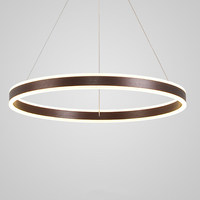 Lampe suspendue LED industrielle moderne, hauteur réglable, AC 165-265V, 12W, blanc chaud, abat-jour en plastique, installation en aluminium