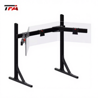 Support de Moniteur Triple Écran pour Simulateur de Course, en Alliage d'Aluminium Robuste, Réglable pour Configuration de Jeu - Vente Chaude