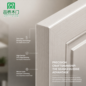 Les fournisseurs proposent des services personnalisés, portes intérieures d'hôtel insonorisées modernes, portes en bois massif, portes en <span class=keywords><strong>PVC</strong></span>. - Product Image 3