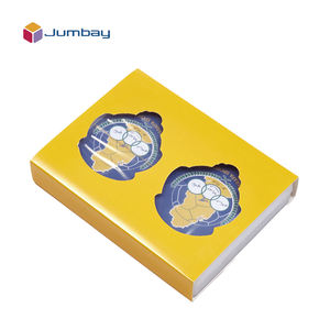 Double <span class=keywords><strong>jeu</strong></span> <span class=keywords><strong>de</strong></span> cartes à jouer avec matériaux facultatifs personnalisés Pochette en papier <span class=keywords><strong>de</strong></span> style fenêtre pour afficher votre logo à motifs Publicité - Product Image 2