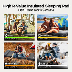 Matelas de camping pour voiture, tapis de camping ultra-épais en mousse à mémoire de forme, matelas de couchage auto-gonflant avec pompe électrique - Product Image 6