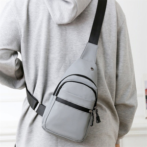 Sacs de poitrine sportifs pour hommes, personnalisables avec logo, tendance, légers, multifonctions, à bandoulière unique, pour l'extérieur - Product Image 6