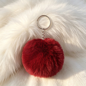Llavero de Pompón Suave y Esponjoso, Colgante de Moda para Bolso, Regalo para Mujeres y Niñas - Product Image 2
