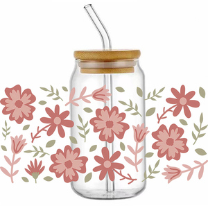 Pegatinas de Transferencia <span class=keywords><strong>para</strong></span> Vasos de 16 oz, Pegatinas UV DTF con Diseño de <span class=keywords><strong>Flores</strong></span> <span class=keywords><strong>para</strong></span> Manualidades y <span class=keywords><strong>Muebles</strong></span> - Product Image 6