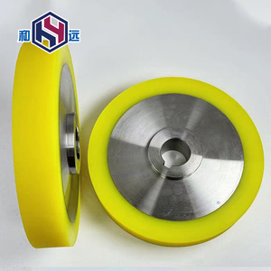 Heavy Duty Steel Polyurethane Industrial Guide Wheel Polyurethane <strong>Feeding</strong> <strong>Roller</strong> Wheel for Industrial Use - Product Image 1