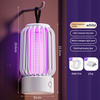 Lampe anti-moustiques électrique haute tension, lumière UV 395nm, piège à insectes rechargeable silencieux pour la maison, le camping en plein air, le jardin