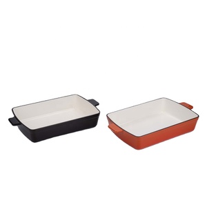 Bandeja <span class=keywords><strong>para</strong></span> hornear <span class=keywords><strong>de</strong></span> <span class=keywords><strong>hierro</strong></span> <span class=keywords><strong>fundido</strong></span> recubierta <span class=keywords><strong>de</strong></span> esmalte <span class=keywords><strong>de</strong></span> forma cuadrada, bandeja <span class=keywords><strong>para</strong></span> hornear en horno <span class=keywords><strong>de</strong></span> castiron <span class=keywords><strong>de</strong></span> 3.9L - Product Image 2