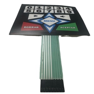 Linh hoạt Tactile Bàn phím cảm ứng màng cảm ứng Bảng điều khiển màng Bàn phím màng chuyển đổi bàn phím cho điều khiển từ xa - Product Image 2