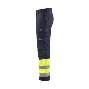 BLAKLADER - 186915148933C62 Pantalon d'hiver Multinorm Hi-vis Bleu marine/jaune-Vêtements de travail résistants aux flammes EAN 7330509551998 - Product Image 5