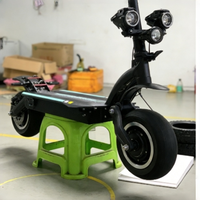 E10 11 inç 60V 6000W Çift Motorlu Katlanabilir Elektrikli Scooter 90KM/S Yüksek Hızlı Arazi Tipi E-Bisiklet