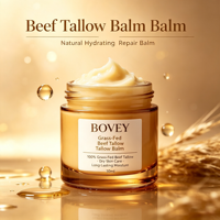 Baume pour la peau au suif de bœuf nourri à l'herbe BOVEY 30ml Réparation naturelle de la barrière cutanée Hydratation intense Apaisement des peaux sèches Baume facial