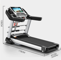 Tapis de course intelligent ultra-silencieux à petite échelle pour salle de sport à domicile Tapis de course sans fil pliable en forme de cœur-Fourniture d'usine
