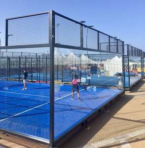 Cancha de Pádel de tenis Estadio Padel para cancha deportiva Tenis Padel Gimnasio Estilo panorámico Cancha de pádel - Product Image 1