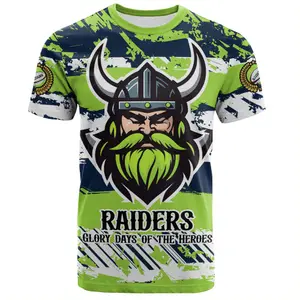 Personnalisé Canberra <span class=keywords><strong>Raiders</strong></span> <span class=keywords><strong>T</strong></span>-shirts pour hommes Fabricants de vêtements Personnalité Style Thème Chanson Inspiré <span class=keywords><strong>T</strong></span>-<span class=keywords><strong>shirt</strong></span> Pour Femmes Hommes - Product Image 1
