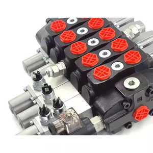 Válvula Selectora Hidráulica Seccional de 6 Vías de Suministro Directo de Fábrica, Válvula de Control Direccional Hidráulica Manual de 5 Bobinas - Product Image 5