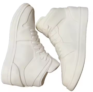 Mode 2025 Fluide Peinture Chaussures Sculpture 28cm Blanc Baskets Blanc Ours <span class=keywords><strong>Action</strong></span> Figure DIY Art Artisanat Cadeau pour Adultes - Product Image 4