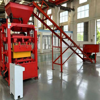 Machine à briques semi-automatique QT4-26, petite machine à fabriquer des blocs creux en béton pour la construction en Amérique du Sud