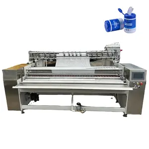 Automatic Canister Wet Wipes Cutting Rewinding Machine Screen Cleaning Wet Wipes Machine