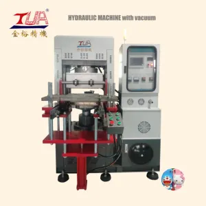 Automatic 4 column vulcanization press machine for rubber silicone products plastic accessories hydraulic molding