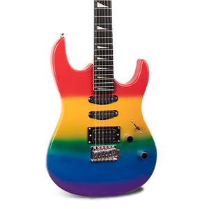 Kit de guitarra eléctrica acústica DIY para principiantes, kit de guitarra de tilo colorido personalizado de 6 cuerdas con pastilla SSH, venta al por mayor de fábrica - Product Image 2