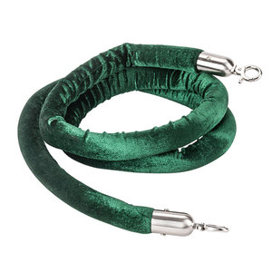 Corda di supporto per barriera in corda di velluto verde a buon mercato - Product Image 1