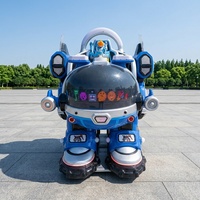 Robot de combat électrique en fibre de verre LT-5, rotation à 360 degrés, pour enfants, attraction d'amusement intérieure et extérieure