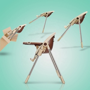 Upgrade <span class=keywords><strong>seggiolone</strong></span> per neonati e bambini regolabile pieghevole <span class=keywords><strong>seggiolone</strong></span> da pranzo con ruote - Product Image 5