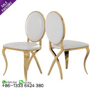 Sillas Apilables de Acero Inoxidable para Decoración de Eventos y Bodas de Foshan Sinoperfect, Muebles de Hotel, Alquiler para Banquetes - Product Image 6