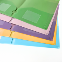 Carpeta de Archivo con Clip de Plástico PP de Primera Calidad, Colorida, Gruesa, Impermeable y Ecológica para Documentos de Oficina y Escolares