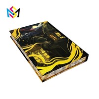 Livre décoratif à couverture rigide OEM Fantasy, portrait artistique personnalisé, texte du titre, bord doré pulvérisé, taille et design de couverture personnalisés