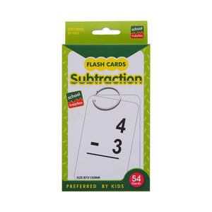 Enseignement Puzzle Carte d'apprentissage 0-9 Laminé Écriture Addition Soustraction Multiplication Division Carte <span class=keywords><strong>Flash</strong></span> - Product Image 1