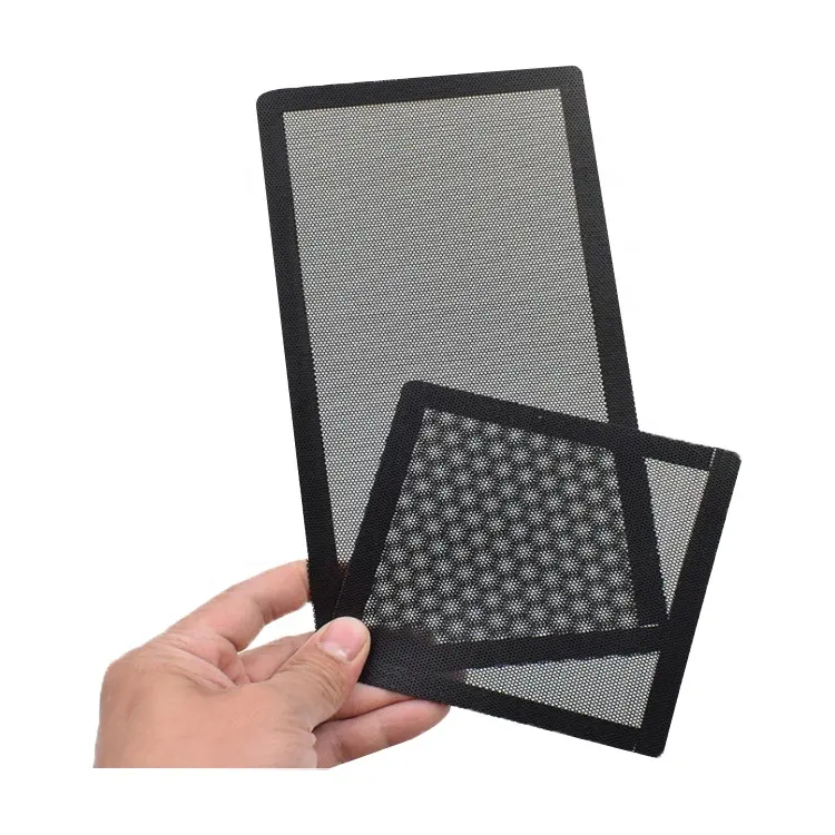 Personalizado PVC PC Dustproof Mesh Speaker Plastic Mesh Cover Auto-adesivo Dustproof Filter Screen