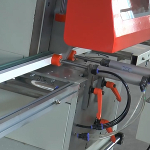 CNC Double Oblique Cut Saw para Alumínio Window Door Making Preço com desconto Motor Bearing Core Components Qualquer ângulo ajustável - Product Image 3