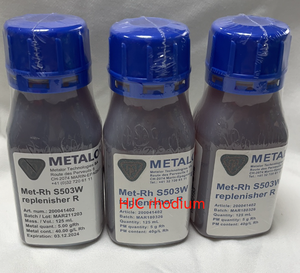 Solution de rhodiumage de qualité industrielle Umicore pour électrolyse, origine Allemagne - Product Image 2