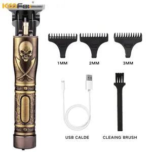 2021 New Cheap Rechargeable Zero Gapped Tra Makinesi Balding Usb Cordless Safe Electric Hair Clipper