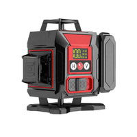 Niveau laser GuangChen 4D 16 lignes, auto-nivelant, batterie lithium rechargeable, IP54, pour travaux de rénovation et de construction à domicile