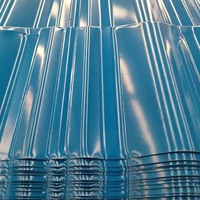 Tôles de toiture ondulées pvc translucide en fibre de verre tôles de toiture tuile prix