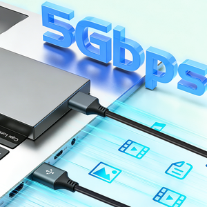 Wistar <span class=keywords><strong>สาย</strong></span>3.0ชนิด A ไปยัง Micro B ชาร์จข้อมูลขยายสายสำหรับฮาร์ดดิสก์ไดรฟ์ <span class=keywords><strong>HDD</strong></span> - Product Image 4