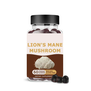 Gomitas de Suplementos Herbales, Gomitas de Hongo Melena de León, Procesamiento OEM Personalizado - Product Image 1