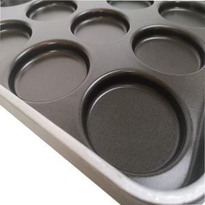 Nonstick <strong>Hamburger</strong> Pans Round <strong>Baking</strong> Tray Nonstick Buns Pans for <strong>Hamburger</strong> Buns - Product Image 5