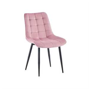 Wholesale Modern Design Fabric Furniture <b>Velvet</b> Upholstered Restaurant <b>Dining</b> <b>Chairs</b> With Metal Legs - Product Image 2