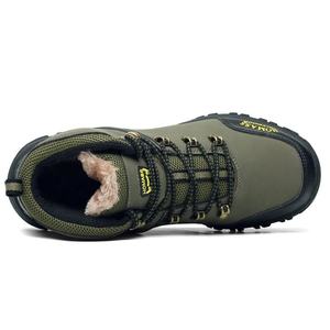 Automne hiver multiples extérieur antidérapant résistant à l'usure bottes de randonnée coton <span class=keywords><strong>chasse</strong></span> tirer nouvelle grande taille velours chaussures chaudes pour hommes - Product Image 5