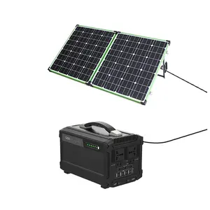 Lipower Solar Power Station Portable Power Station 500W Lithium Battery Mini Solar Energy Power Station Generator Outside